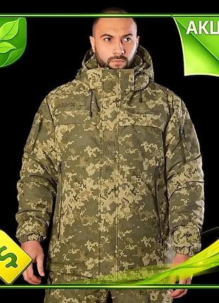 Ve куртка чоловіча зимова patrol new version system climaguard піксель утеплена для військових s зимов n6w_ver