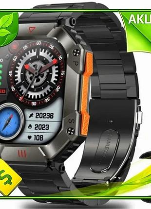 Ve умные смарт часы uwatch new version с компасом для мужчин черные спортивные часы с функциями здоров n6w_ver