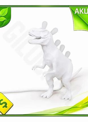 Ve светильник ночник seletti динозавр new version 2вт белый led лампа для детей и интерьера настольный n6w_ver