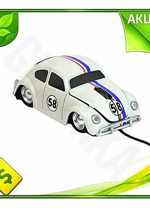 Ve миша комп'ютерна racer usb new version у вигляді ретро-машини оптична мишка для чоловіків автомобіл n6w_ver