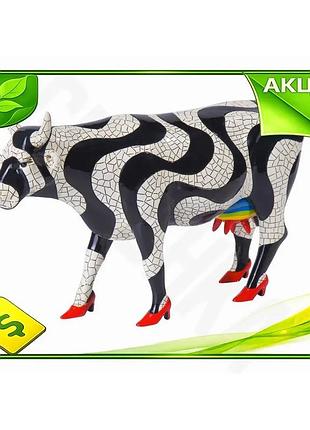 Ve статуэтка корова paraiso tropical new version коллекционная полирезин фигурка для интерьера подарок n6w_ver