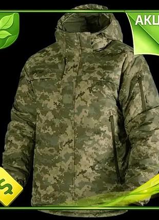 Ve куртка мужская теплая patrol new version system пиксель для зимы военных 2xl утепленная форма камуф n6w_ver