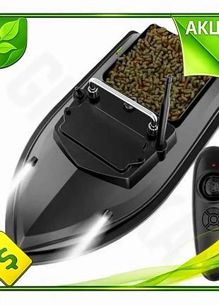 Ve короповий кораблик flytec з new version акумулятором 18000mah для підгодовування чорний дистанційно n6w_ver
