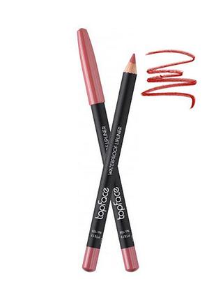 Topface - олівець для губ водостійкий "waterproof lipliner" [109]