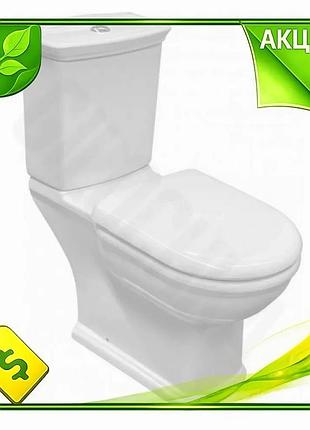 Ve комплект унитаз rak ceramics new version с крышкой gedy smeraldo напольный белый для ванной комнаты n6w_ver