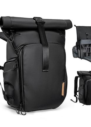 Профессиональный рюкзак для фотоаппарата, штатива, ноутбука k&f concept 20 л nature wander 11 black (kf13.173)
