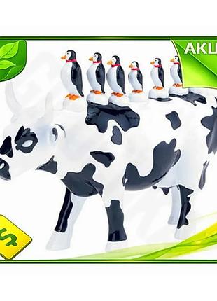 Ve статуэтка корова transporte coletivo new version cowparade полирезин декор для дома и офиса фигурка n6w_ver