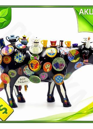 Ve статуетка корова moo potter new version полірезин для колекції та інтер'єру декоративна фігурка тва n6w_ver