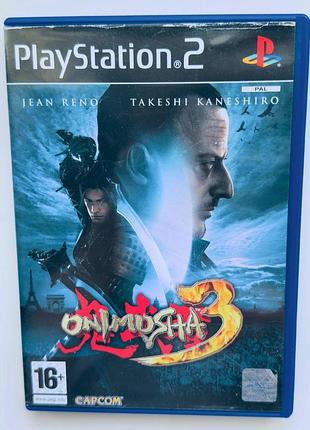 Onimusha 3, б/в, англійська версія - диск для playstation 2