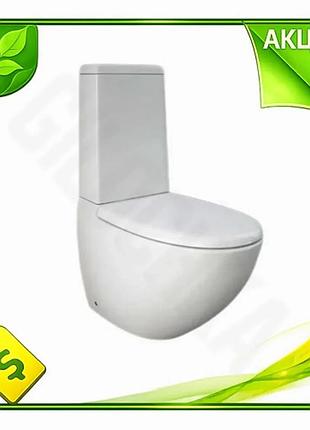 Ve комплект унитаз rak ceramics new version reserva белый напольный санфарфор овальный для ванной комн n6w_ver