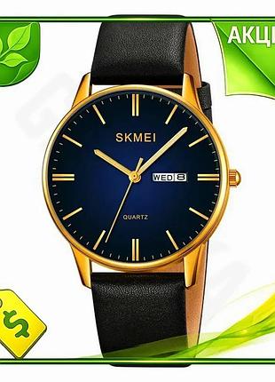 Ve годинники чоловічі класичні skmei new version кварцові зі шкіряним ремінцем для стилю та зручності n6w_ver