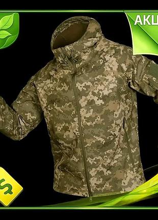 Ve куртка чоловіча тепла cm new version stalker softshell піксель для військовослужбовців осіння камуф n6w_ver