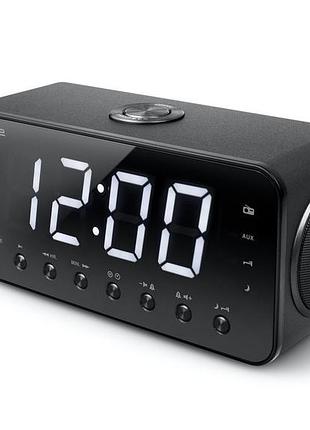 Радио-часы с usb muse m-192 cr