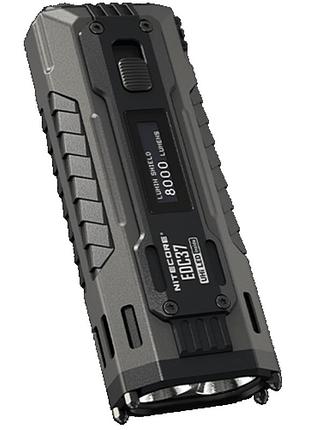 Ліхтар nitecore edc37 (nitelab uhi 20 max led, 8000 люмен, 7 режимів, usb-c)