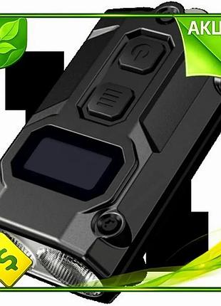 Ve фонарь брелок nitecore tini new version 3 600 лм usb-c для ключей компактный светильник влагостойки n6w_ver