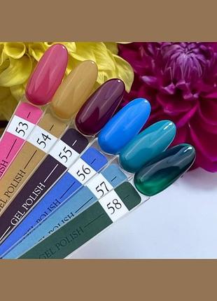 74 палітра crooz gel polish №53-64, шт