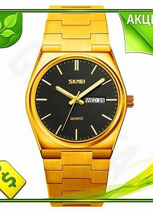 Ve мужские классические часы skmei new version кварцевые с водозащитой 30м стильные стрелочные часы дл n6w_ver