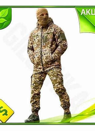 Ve костюм зимний тактический gamma new version gen2 пиксель для военнослужащих мужской утепленный терм n6w_ver