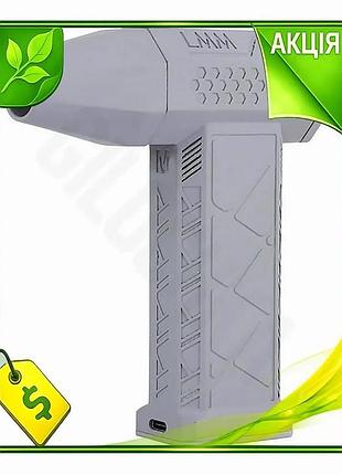Ve турбовентилятор turbo fan 200вт new version серый портативный воздуходув для активного отдыха и чис n6w_ver