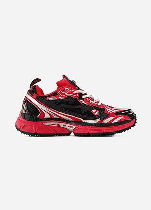 Красные кроссовки унисекс off white be right back red black х офф уайт 43