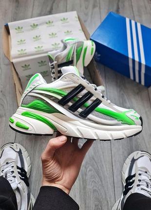Белые мужские кроссовки adidas adister jellyfish pharrell williams white green x адистар 42
