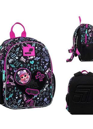 Рюкзак для садочка kite kids, дошкільний маленький рюкзачок кайт lol lo26-2735xs