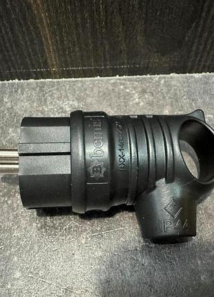 Вилка угловая каучуковая с кольцом bemis 16а ip44 bk1-1402-2021