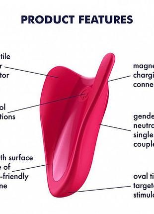 Вибратор на палец satisfyer high fly red 8