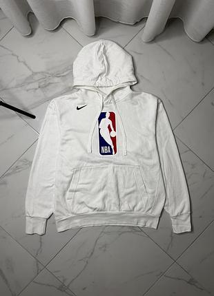 Біле худі nike x nba courtside fleece hoodie оригінал розмір m стан ідеал dn4777-100