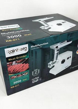 Кухонные комбайны мясорубки rainberg rb-671 2200вт, мясорубки хорошего качества, to-883 мясорубки шнековые top