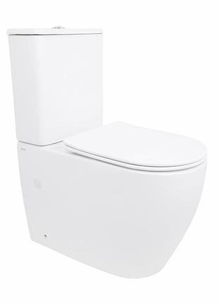 Унитаз напольный qtap evia ultra quiet 630×350×795 мм с сиденьем soft-close, white qtevi27w49258