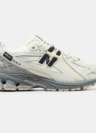 Бежевые кроссовки унисекс new balance 1906r beige grey cordura х нью беланс 40