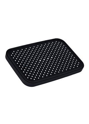 Лійка для верхнього душу qtap hlavova 300x200 мм прямокутна qthla107blm45783 black matt