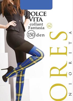 Колготки женские lores dolce vita 150 den xs/s 1/2 разноцветный