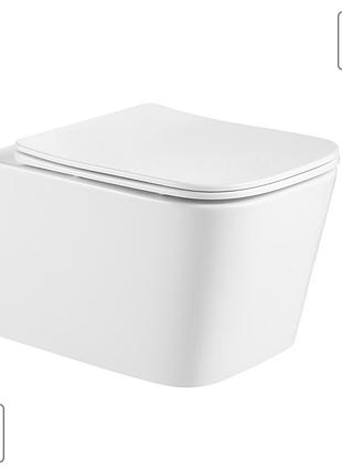 Kubik унітаз підвісний (48,5*34*36,5 см, twist, сидіння duroplast)