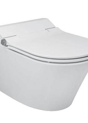 Nemo ii rimless унитаз подвесной 59,5*37*40см, сиденье с функой биде, электронное управление
