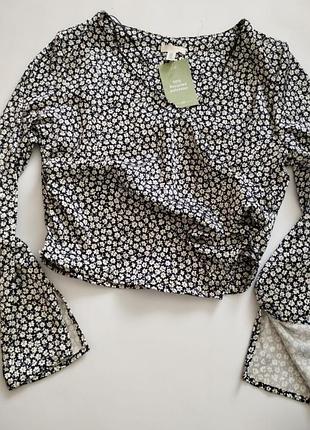 Блузка жіноча ніжна, атласна h&m