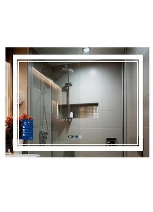 Дзеркало qtap cardinal 1000х700 з led-підсвічуванням touch, з антизапотіванням, з димером, рег. темп. кольору (3000-6500k)
