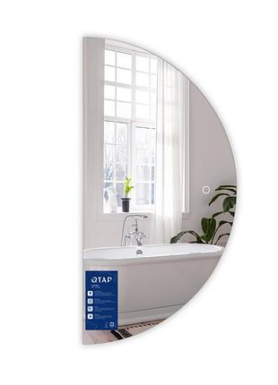 Дзеркало qtap taurus hr800 з led-підсвічуванням touch, з антизапотіванням, з димером, рег. темп. кольору (3000-6500k) qttauhr800