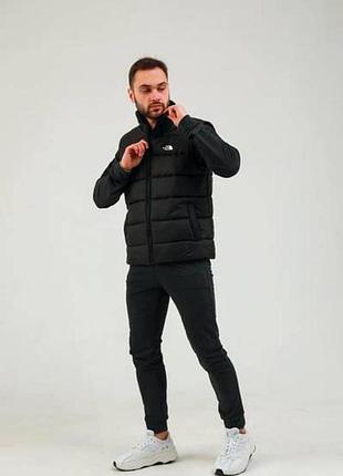 Чоловіча жилетка the north face чорна xxl