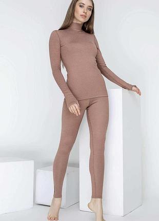 Термокомплект жіночій totalfit norway twk7 xs, коричневий