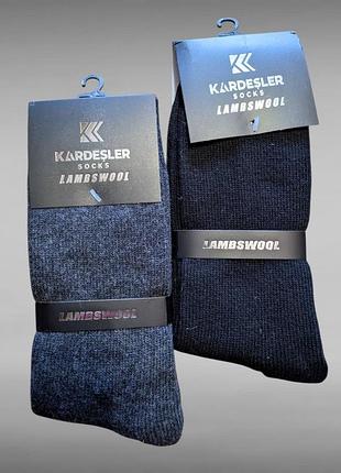 Чоловічі теплі високі шкарпетки з вовни (2 шт.) kardesler. розмір 40-46