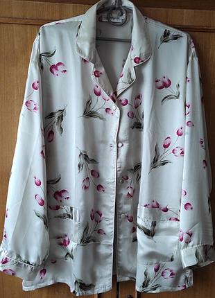 Liz claiborne домашня шовкова блуза, l