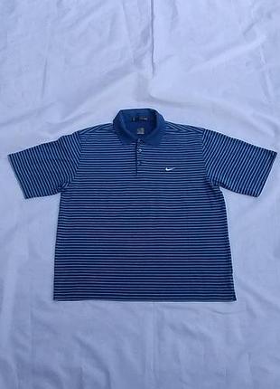 Футболка винтажная nike tiger woods dri-fit.