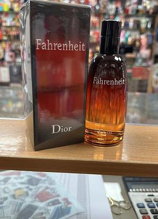 Christian dior fahrenheit туалетная вода-спрей 100мл оригинальный
