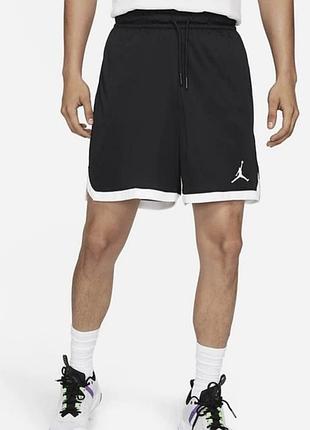 Шорти nike jordan dri-fit air knit дихаючі легкі шорти в сіточку рxs-s