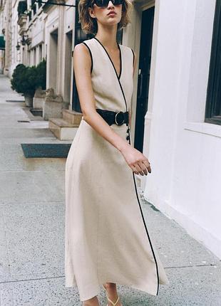 Сукня льон zara