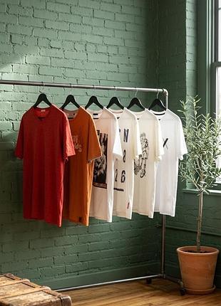 Фірмові чоловічі футболки xl-xxl: armani exchange, angelo litrico, smog, madness
