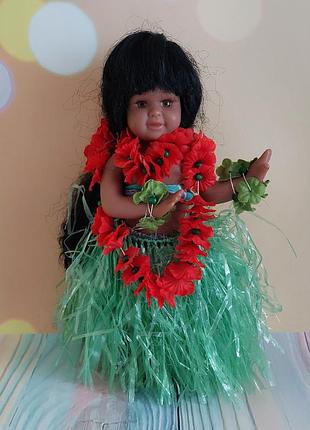 Виниловая коллекционная кукла milestone "grandchildren of hawaii" pumehana