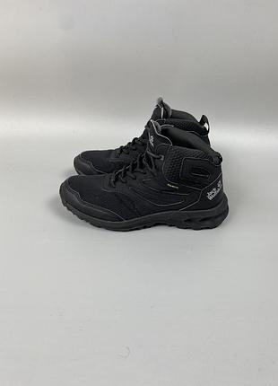 Жіночі зимові трекінгові ботінки jack wolfskin woodland texapore mid в гарному стані, оригінал 39/24-24,5 см